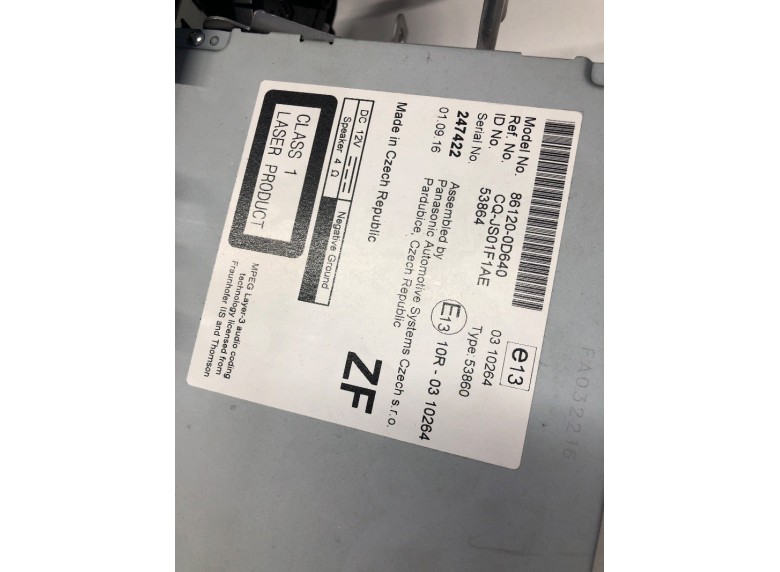 Магнитола к Магнитола к Toyota Yaris undefined г. Yaris