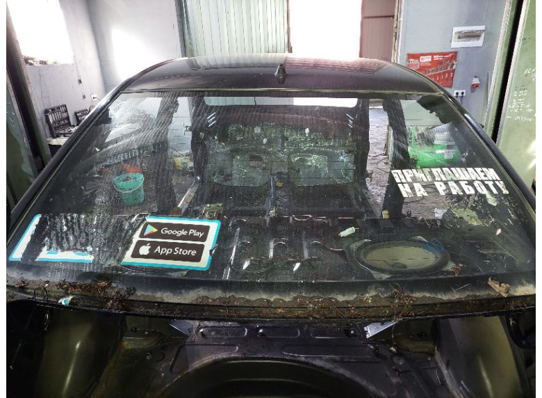 Стекло заднее к Geely SC7, 2013г.