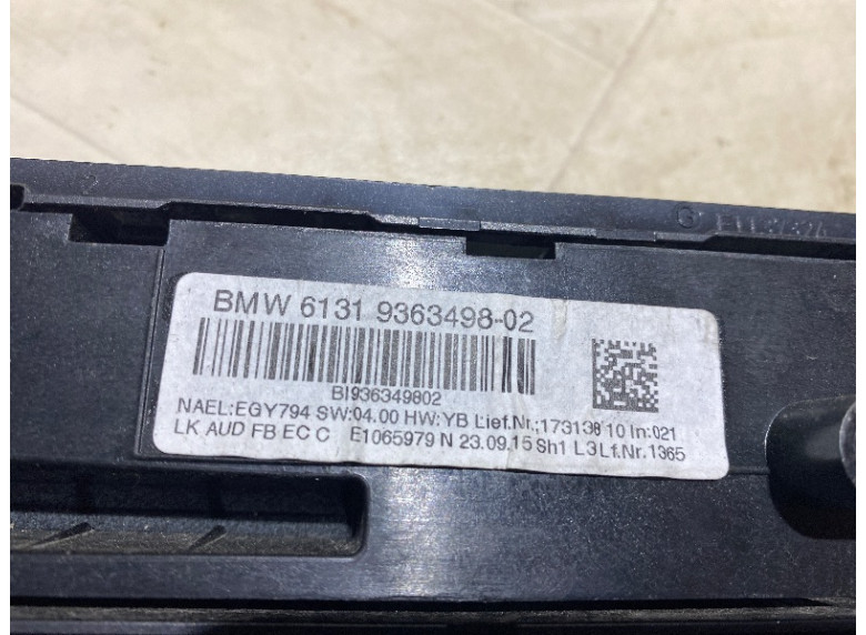 Блок управления печки/климат-контроля к BMW 3 F30/F31/GT F34, 2017г.