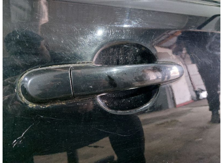 Ручка наружная передняя правая к Hyundai Tucson, 2008г.