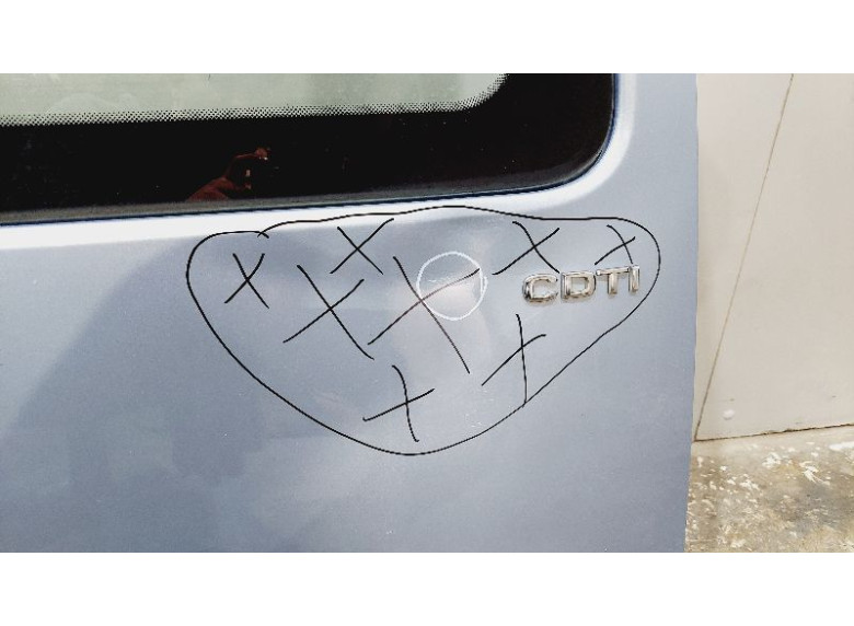 Крышка багажника (дверь 3-5) к Opel Combo, 2005г.