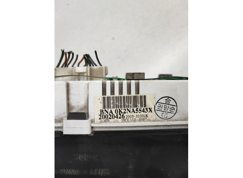 Щиток приборов (приборная панель) к Kia Spectra, 2003г.