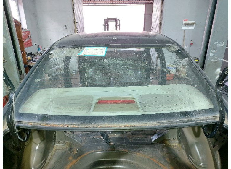 Стекло заднее к Geely SC7, 2013г.