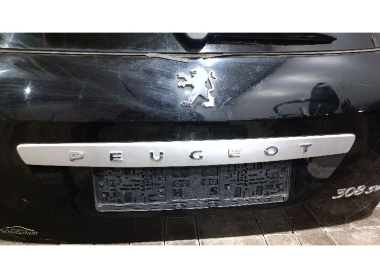Накладка подсветки номера к Peugeot 308