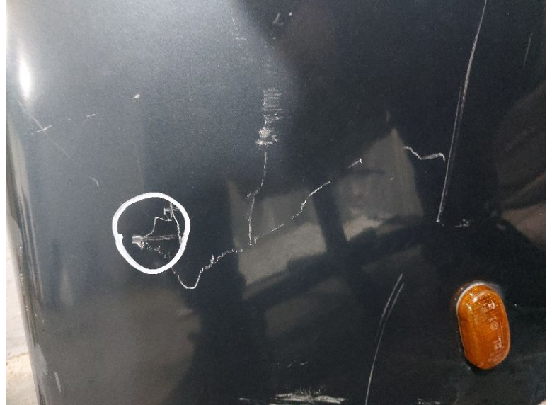 Крыло переднее правое к Opel Agila, 2000г.