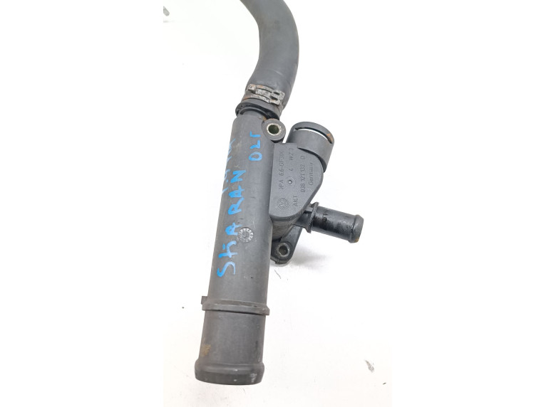 Фланец (тройник) системы охлаждения к Volkswagen Sharan, 2003г.