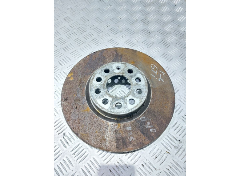 Диск тормозной задний к Volkswagen Golf GTI, 2009г.