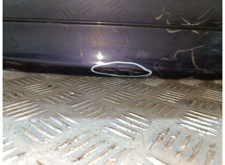 Бампер задний к Mercedes C W203, 2002г.