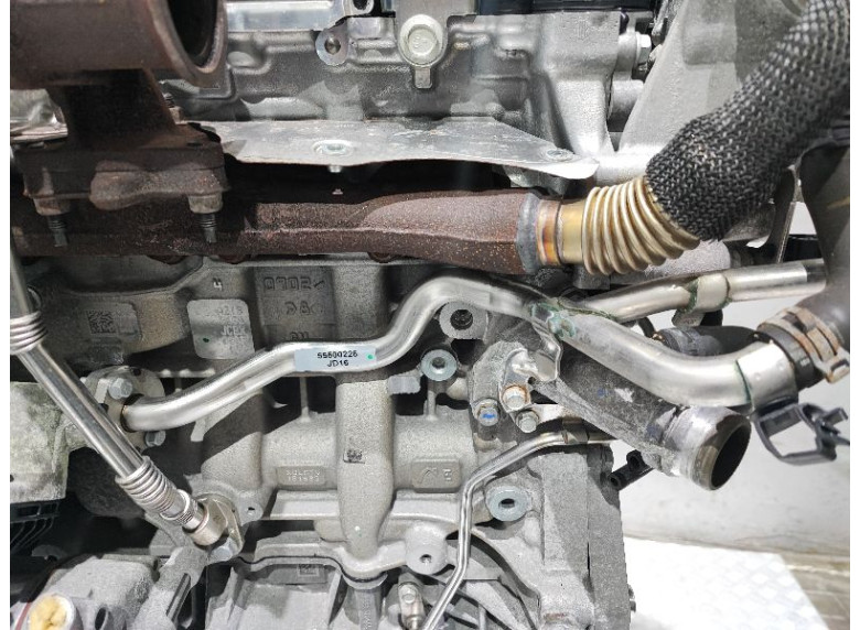 Трубка охлаждающей жидкости металлическая к Opel Astra, 2018г.