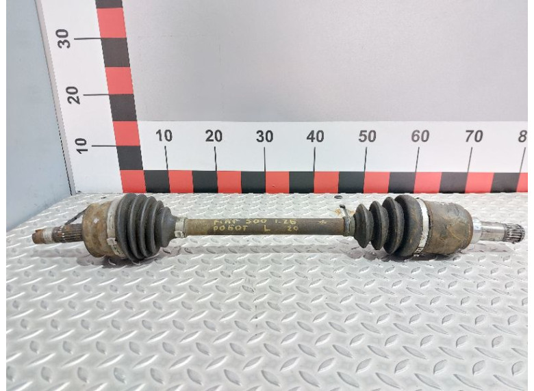 Полуось передняя левая (приводной вал, ШРУС) к Fiat 500, 2011г.