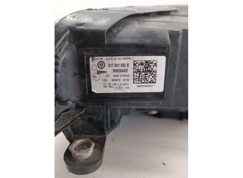 Фара правая к Volkswagen Golf, 2016г.