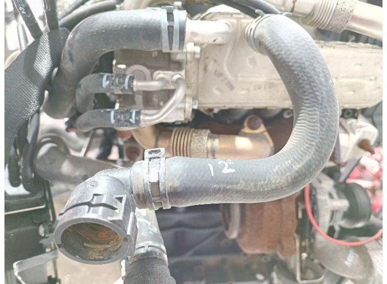 Патрубок отопителя (печки) к Volkswagen Passat, 2008г.