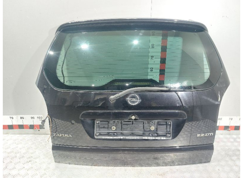 Накладка подсветки номера к Opel Zafira, 2004г.