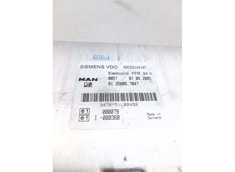 Блок FFR к MAN TGL, 2005г.