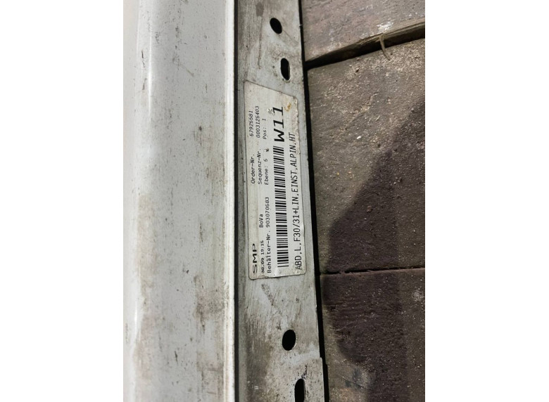 Накладка на порог к BMW 3 F30/F31/GT F34, 2017г.