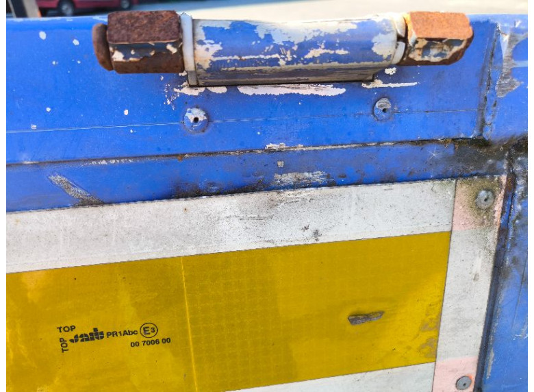 Дверь задняя распашная правая к Schmitz SKO-24, 2014г.