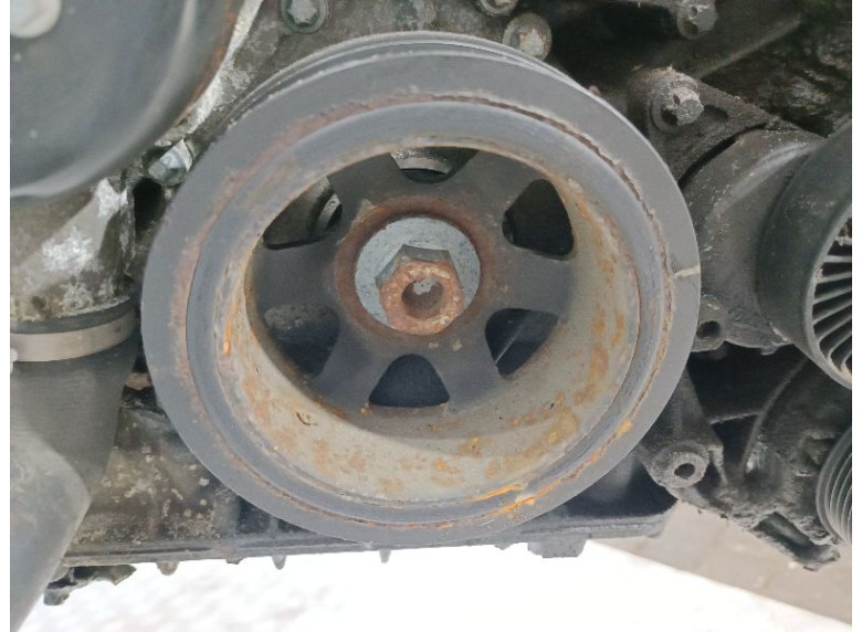 Шкив коленвала к Mercedes CLK W209, 2003г.