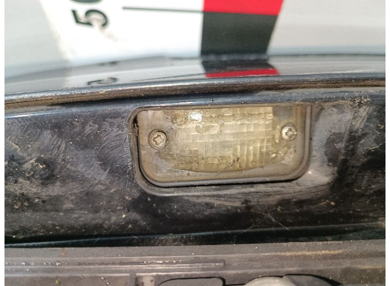 Подсветка номера к Mercedes CLK W209, 2003г.