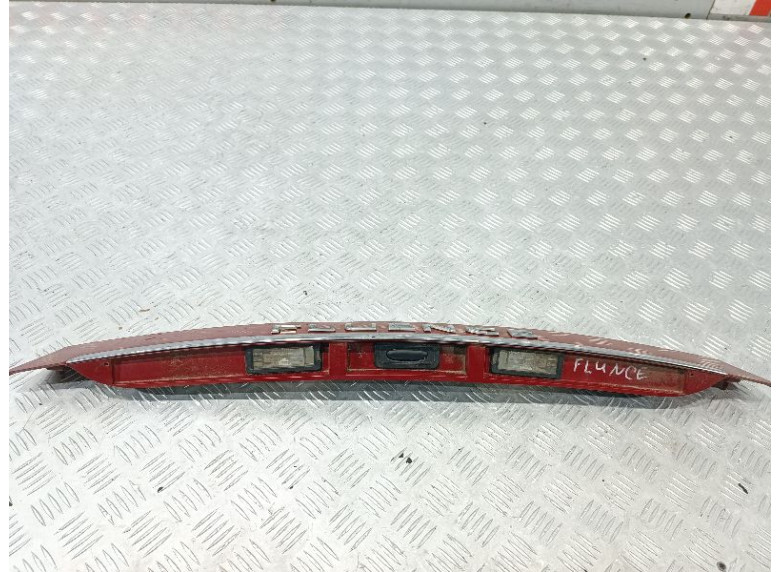 Накладка подсветки номера к Renault Fluence, 2011г.