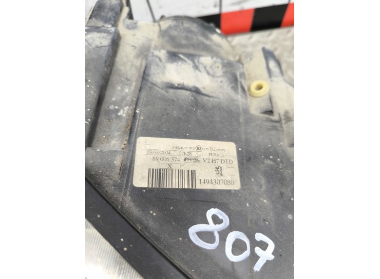 Фара правая к Фара правая к Peugeot 807 undefined г. 807