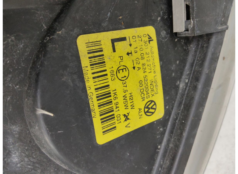 Фара левая к Volkswagen Golf, 2008г.