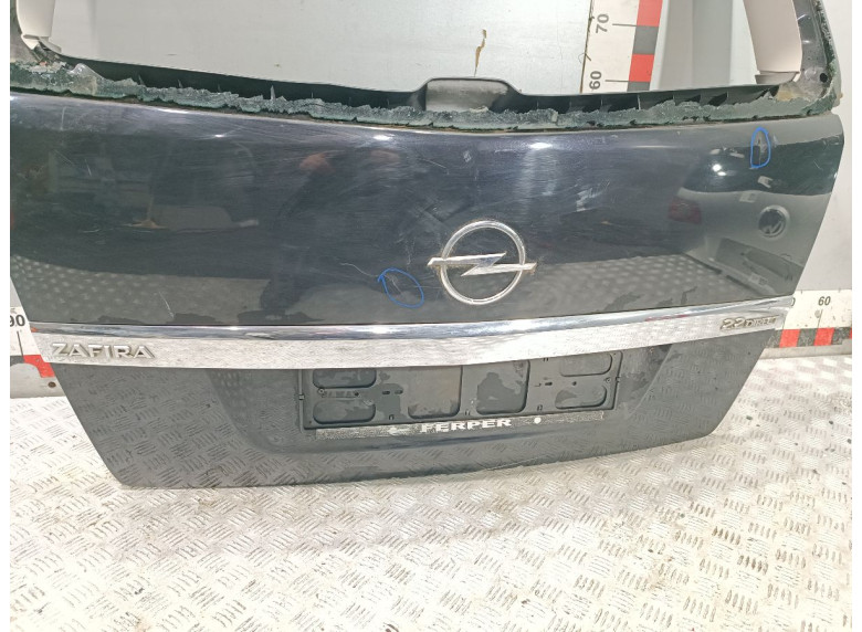 Накладка подсветки номера к Opel Zafira, 2008г.