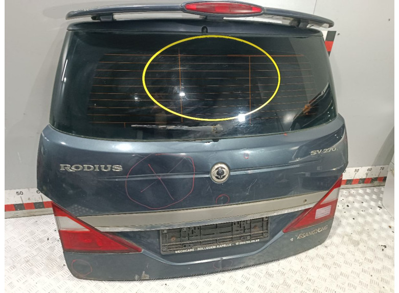 Крышка багажника (дверь 3-5) к SsangYong Rodius, 2007г.