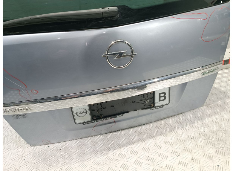 Накладка подсветки номера к Opel Zafira, 2009г.