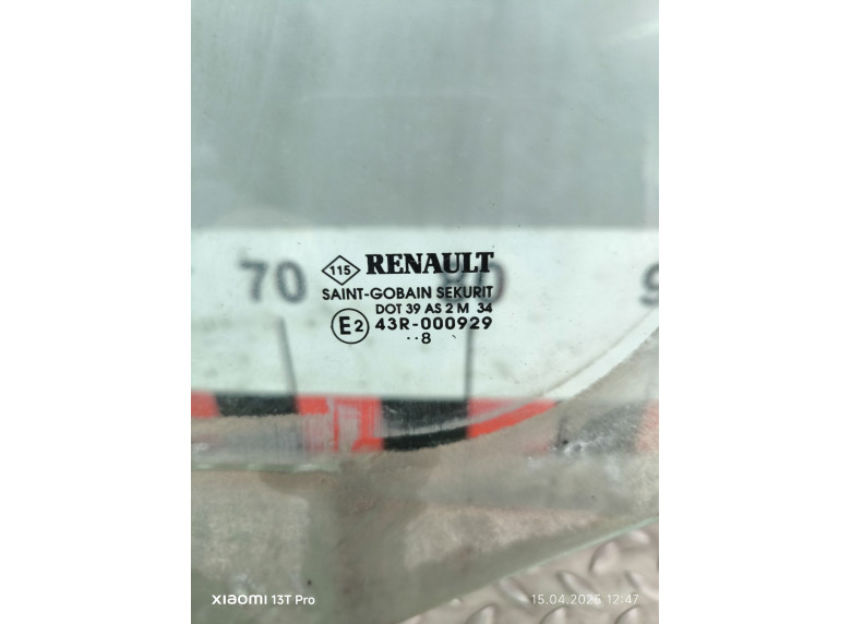 Стекло двери передней левой к Renault Kangoo, 2008г.