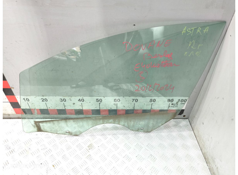 Стекло двери передней левой к Opel Astra, 2012г.