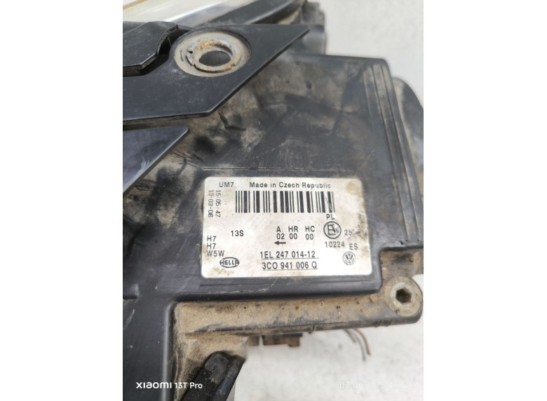 Фара правая к Volkswagen Passat, 2006г.