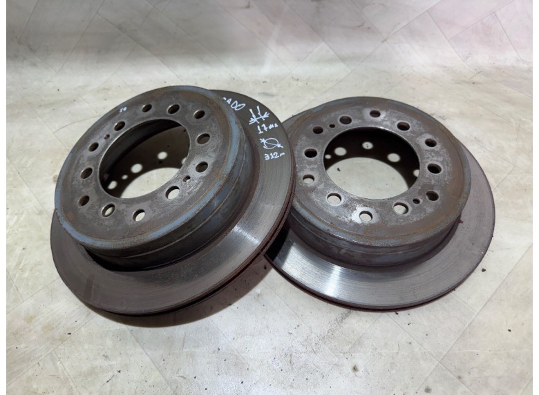 Диск тормозной задний к Toyota Land Cruiser Prado