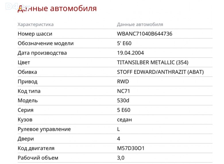 Двигатель к Двигатель к BMW 5E60/E61 undefined г. X5 E53
