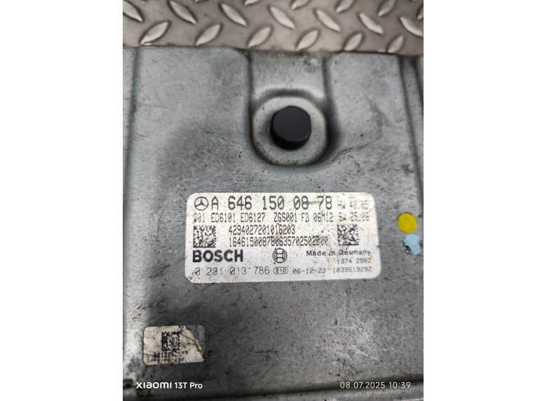 Блок управления двигателем к Mercedes Vito W639, 2006г.