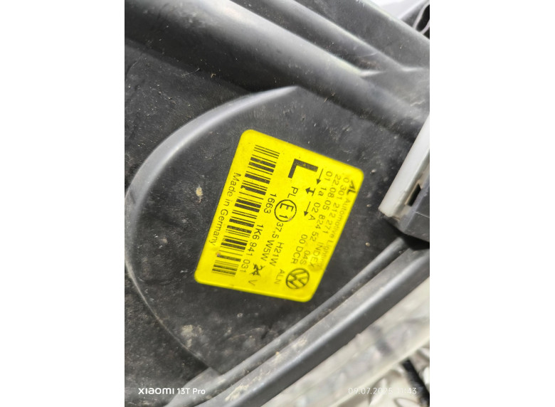 Фара левая к Volkswagen Golf, 2006г.