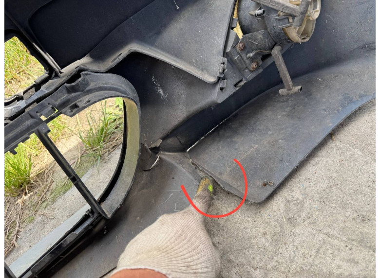 Бампер передний к BMW 5 E60/E61, 2005г.