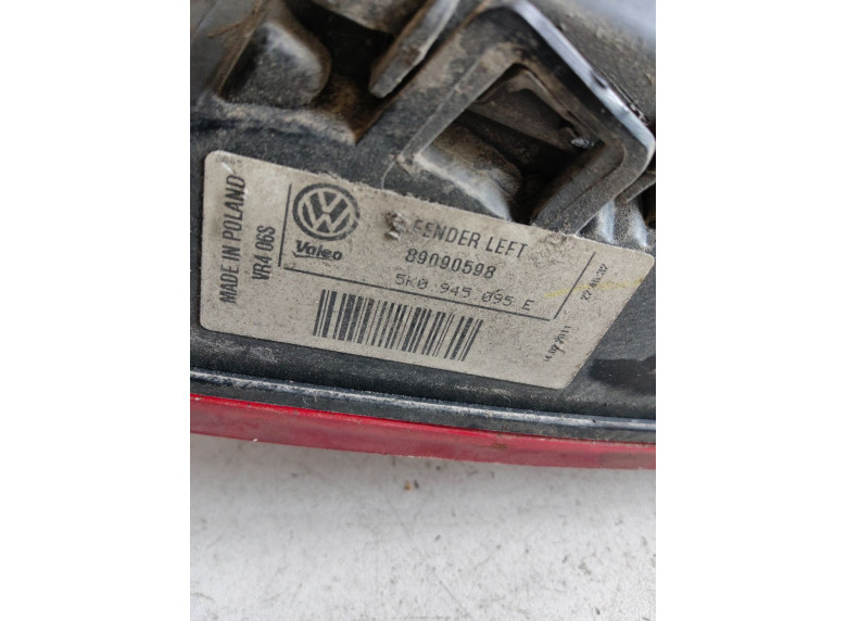 Фонарь задний левый к Volkswagen Golf, 2011г.