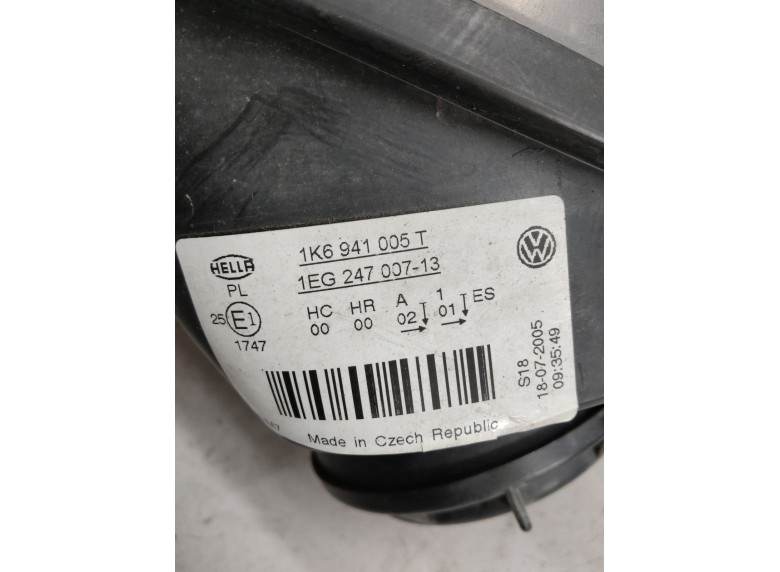 Фара левая к Volkswagen Golf, 2005г.