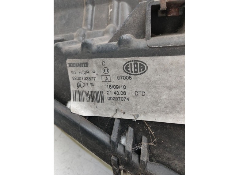 Фара правая к Фара правая к Dacia Sandero undefined г. Sandero