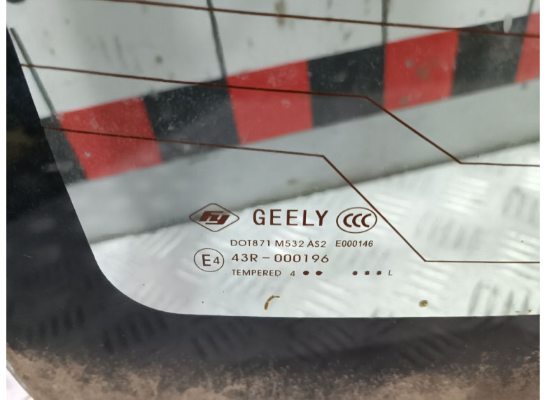 Стекло заднее к Geely SC7, 2013г.