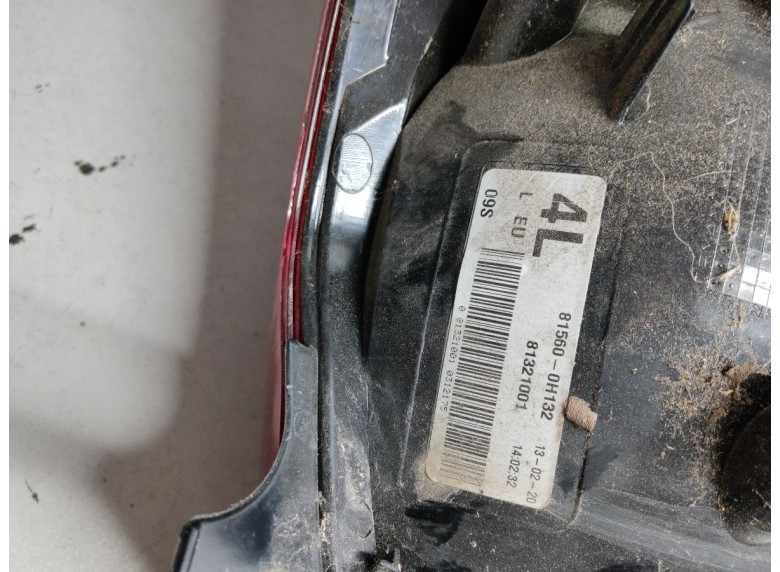 Фонарь задний левый к Фонарь задний левый к Peugeot 108 undefined г. 108