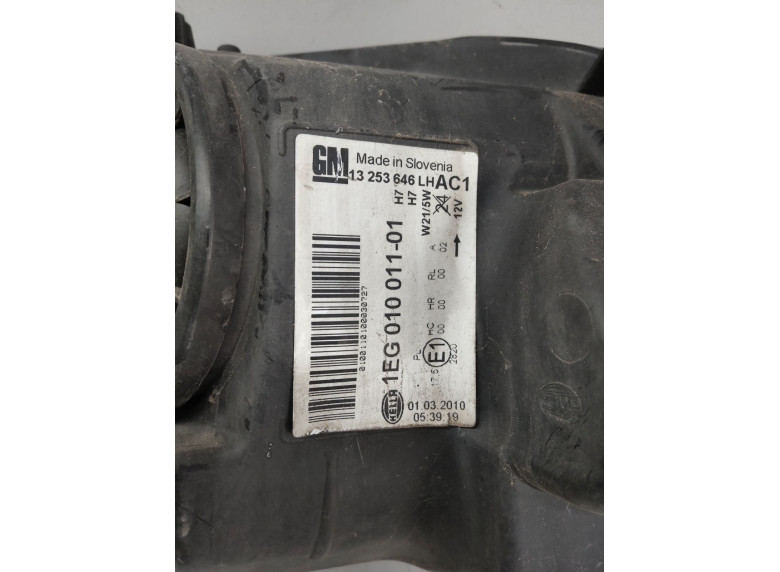 Фара левая к Opel Astra, 2010г.