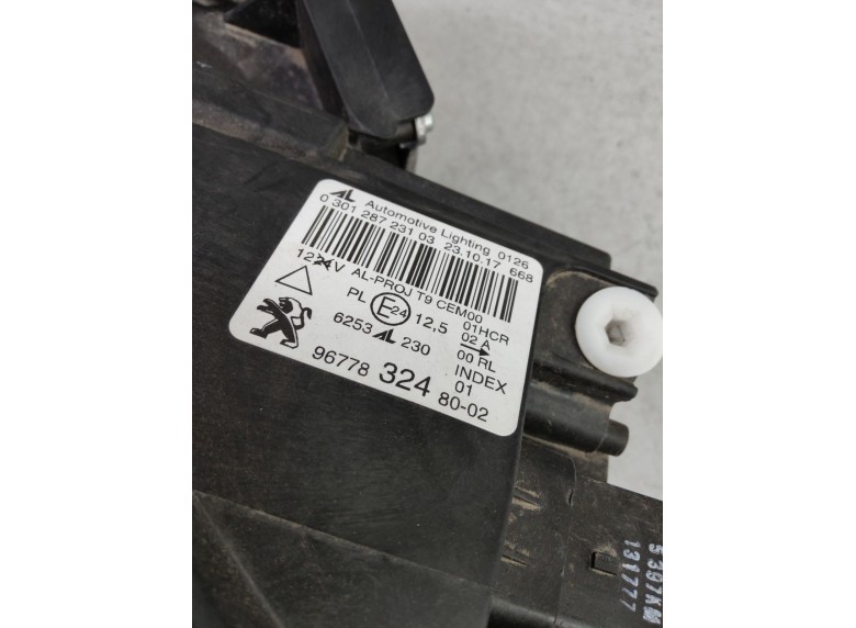 Фара левая к Фара левая к Peugeot 308 undefined г. 308