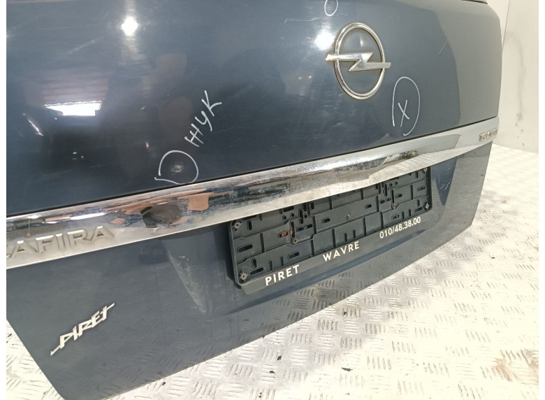Накладка подсветки номера к Opel Zafira, 2007г.