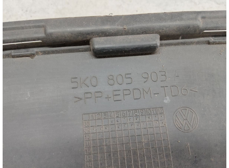 Юбка бампера переднего к Volkswagen Golf Plus, 2009г.