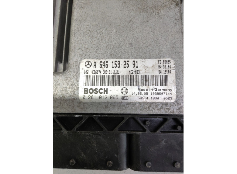 Блок управления двигателем к Mercedes Vito W639, 2005г.