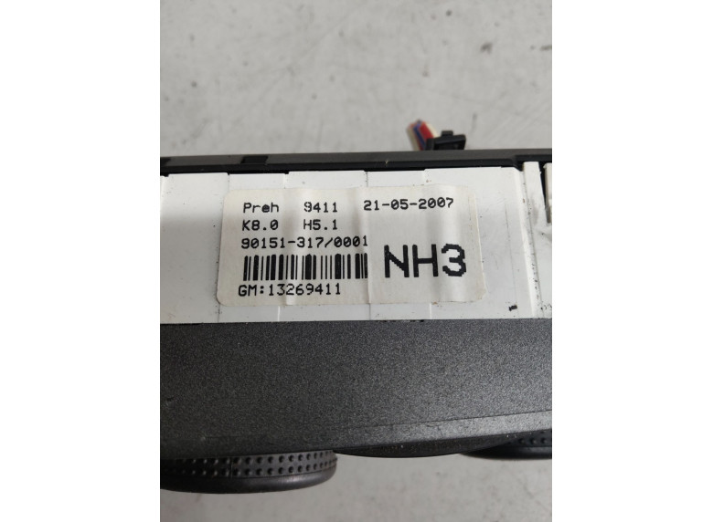 Блок управления печки/климат-контроля к Opel Zafira, 2007г.
