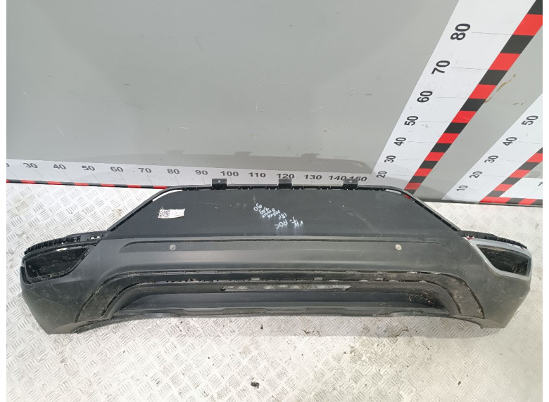 Юбка бампера заднего к Volkswagen T-Roc, 2018г.