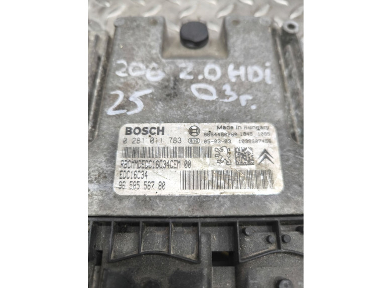 Блок управления двигателем к Peugeot 206, 2005г.