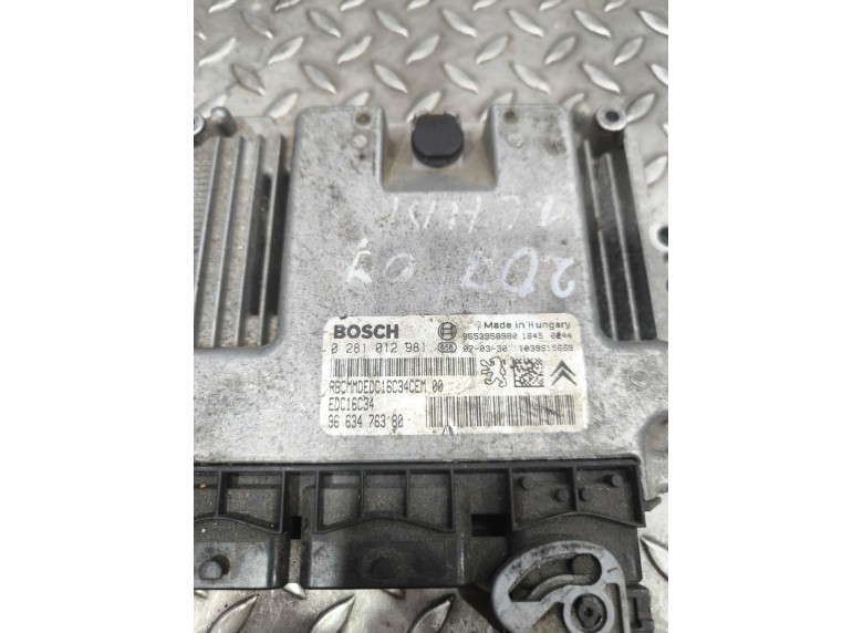 Блок управления двигателем к Блок управления двигателем к Peugeot 207 undefined г. 207